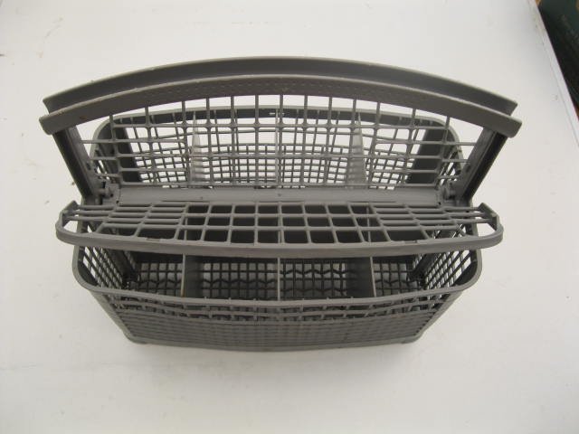 Universele bestekmand voor vaatwasser - grijs - 7 vakken - één maat - 24 x 13.5 x 12.5 cm Universele bestekmand voor vaatwasser - grijs - 7 vakken - één maat - 24 x 13.5 x 12.5 cm