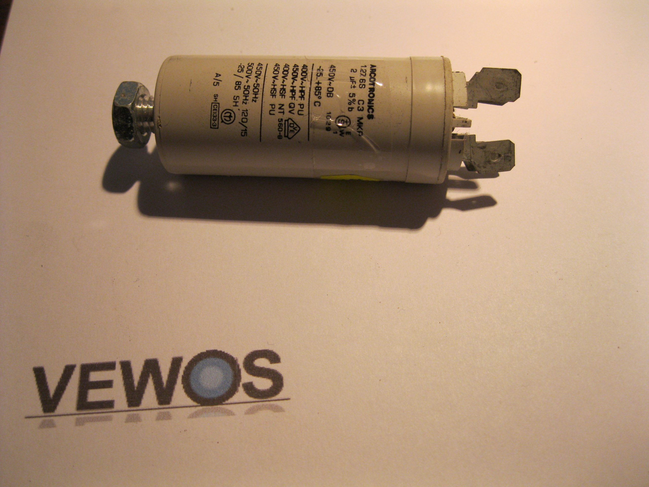 condensator Arcotronics 1.27.6S MKP, droger onderdeel