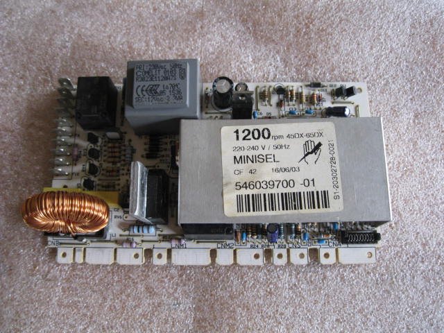 Printplaat, Module, 1200rpm 45DX-65DX, MINISEL, 546039700