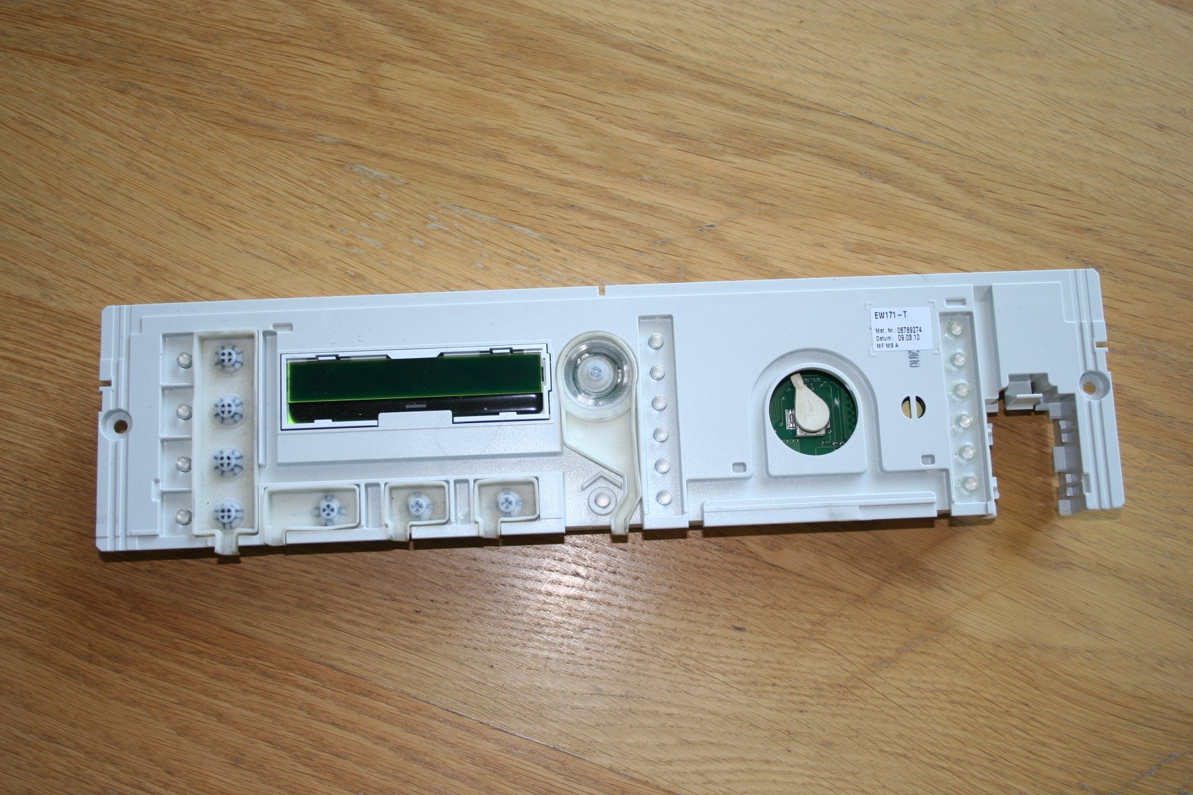druktoets schakelaar 8 toetsen, Miele EW171T, M.Nr.06789274,