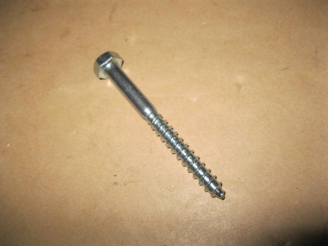 houtdraaibout M8x 11cm, per 2 stuks