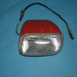 koplamp 2CV, rood links