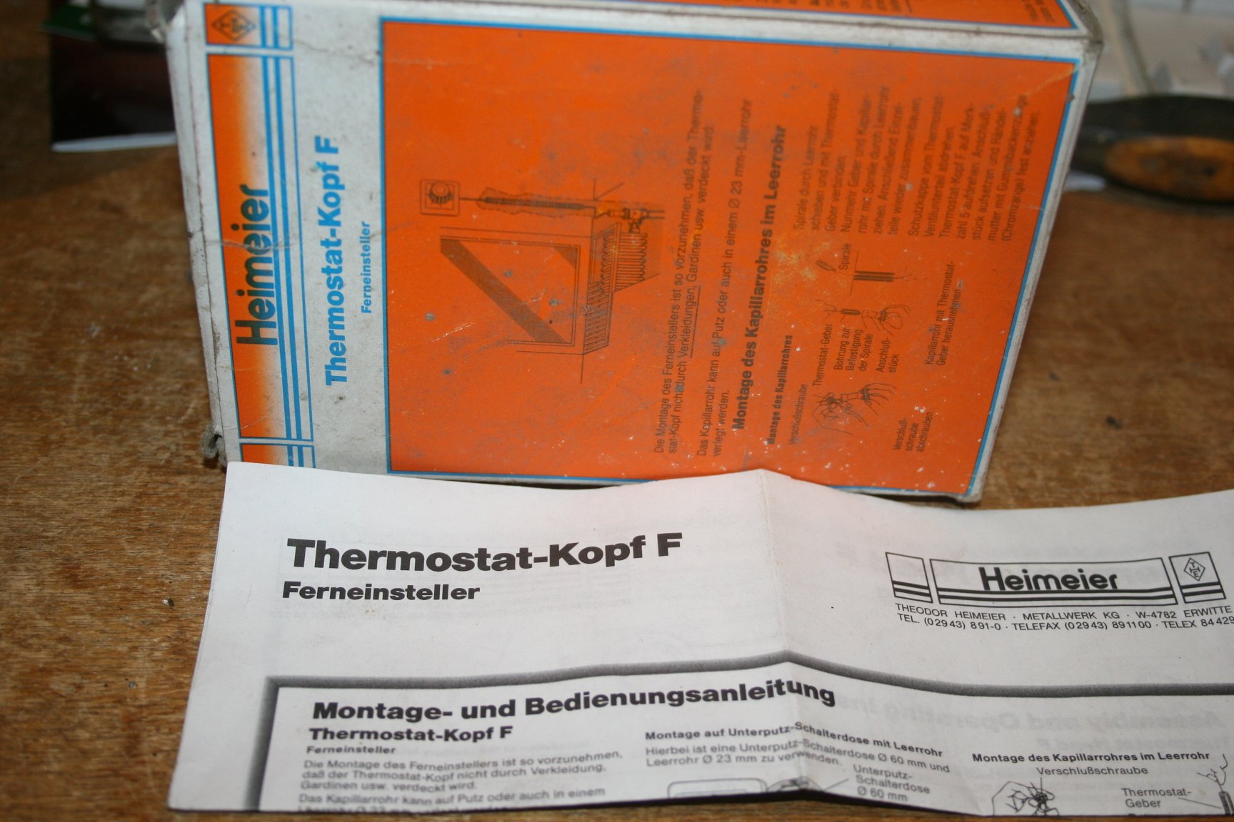 HEIMEIER Ferninsteller thermostaat-Kopf, 2881-00.500, CV onderdeel NIEUW