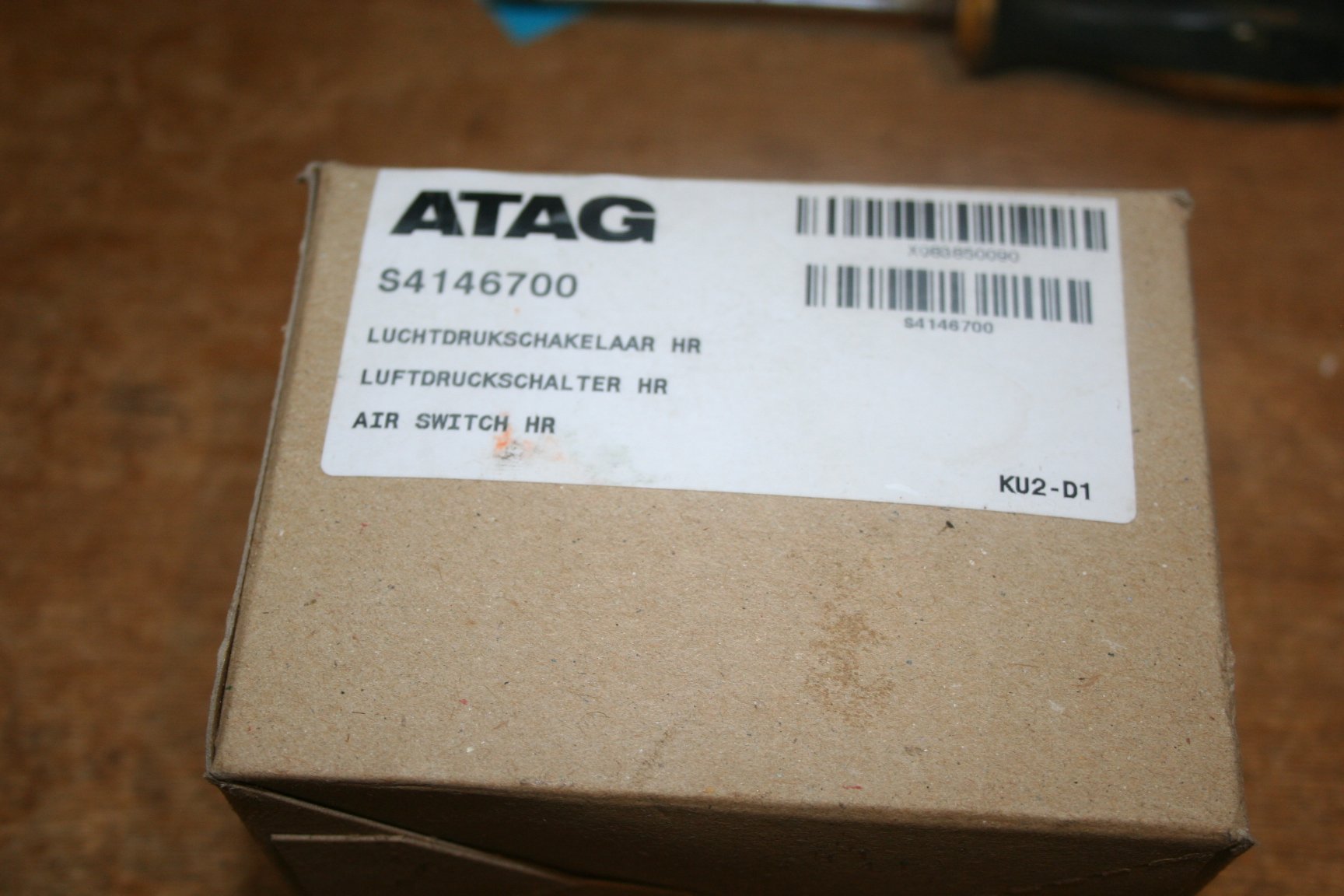 ATAG luchtdrukschakelaar S4146700, CV onderdeel - Afbeelding 2