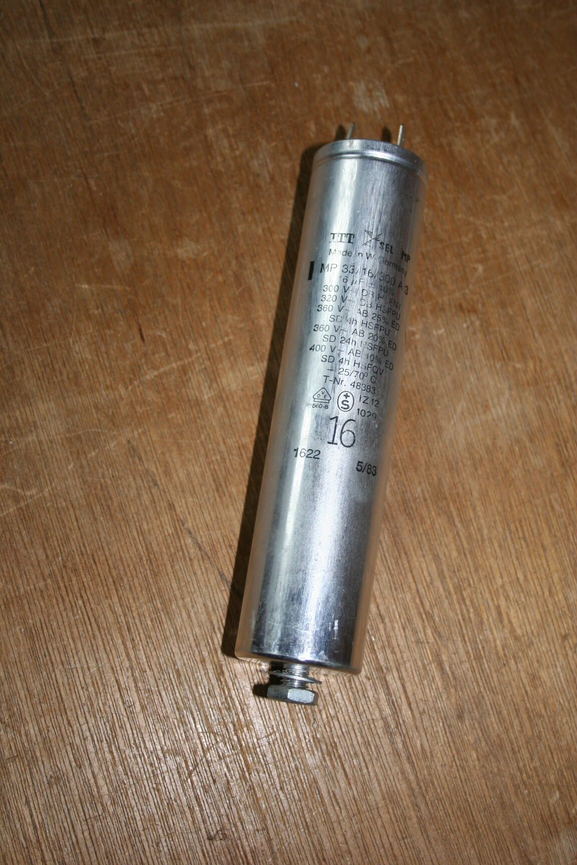 condensator MP 33/16/300 Miele T.Nr. 48383