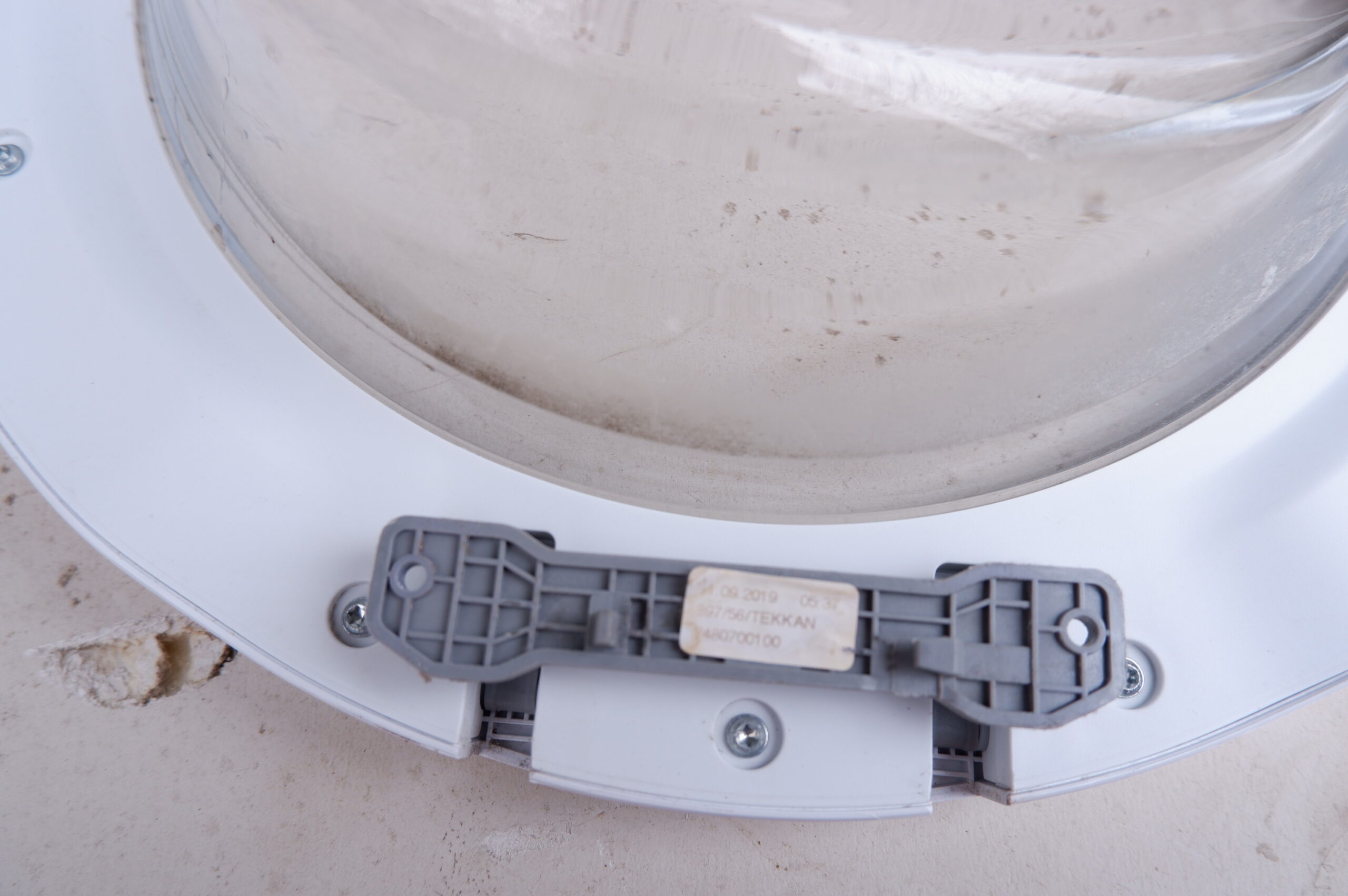 deur 480700100 compleet met scharnier, wasmachine onderdeel - Afbeelding 2