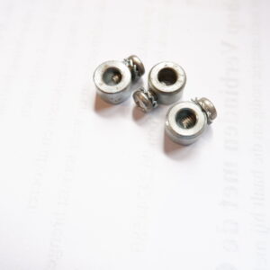 Draadbevestigingsmiddel 6 mm doorvoer, 12mm breedte per set 3 stuks, NIEUW